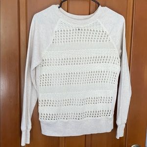 American eagle white sweater